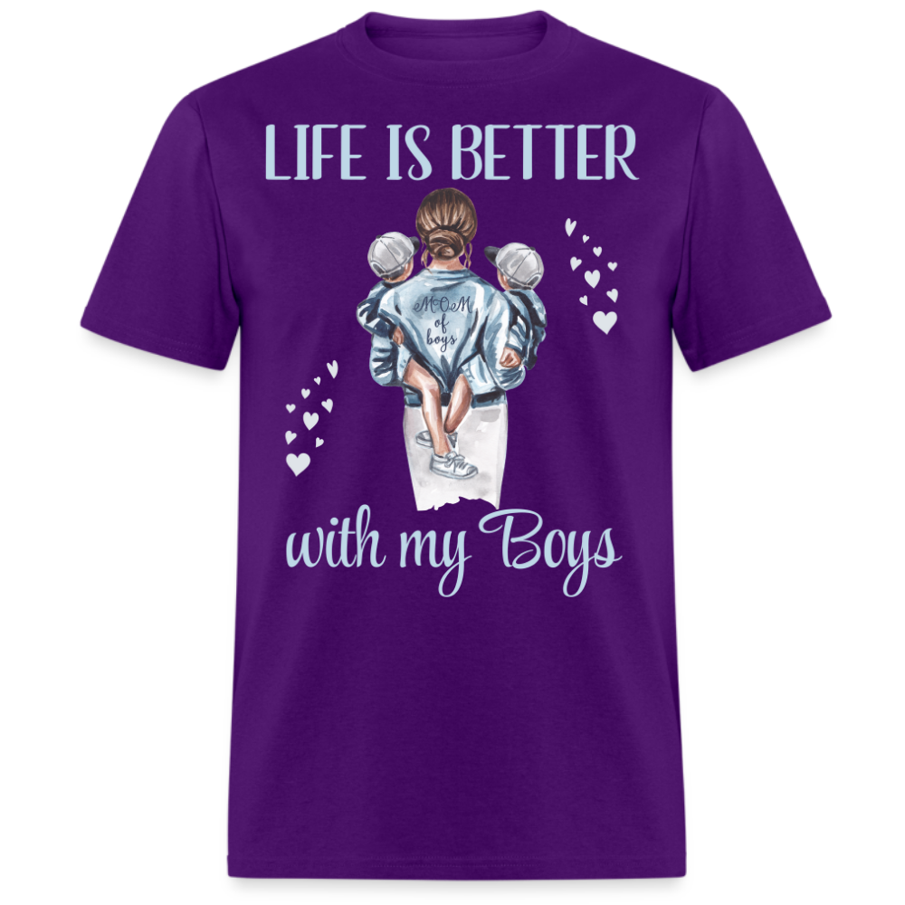 LIFE IS BETTER WITH MY BOYS (MOTHER & SONS) SHIRT
