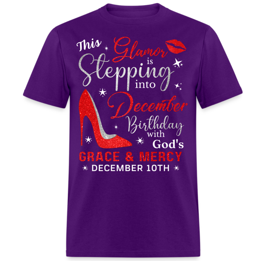 THIS GLAMOR IS STEPPING INTO DECEMBER 10TH UNISEX SHIRT